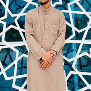 এরাবিয়ান জুব্বা ফ্রেঞ্চ ব্রাউন
